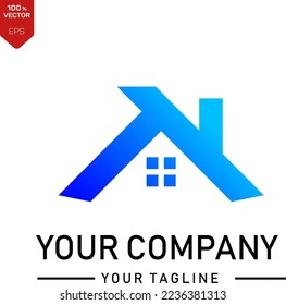 house logo 100% vector disng