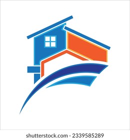 house logo for apartment city and property