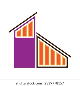 house logo for apartment city and property