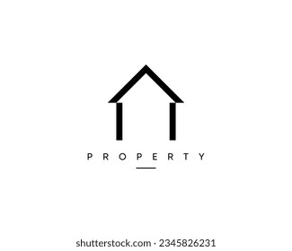 House logo. Architecture, real estate, construction and house logo design concept.