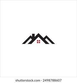 The house logo is in black and red and on a white background