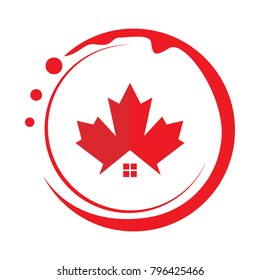house logo canadian