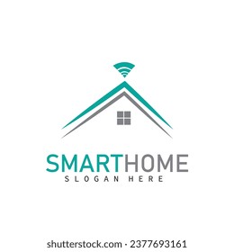 house logo company,bussines   estate ,industrial and smart home
