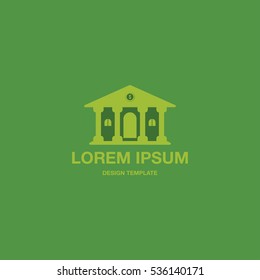 The House Logo Design Abstract. Vector template.
