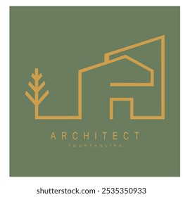 house logo design for architectural buildings vector construction