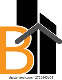 House logo design. B House logo design