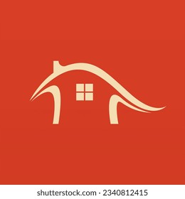 House logo design concept. Simple building logo template. Home logo design template