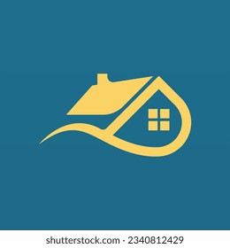 House logo design concept. Simple building logo template. Home logo design template