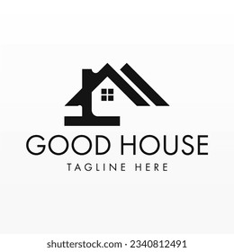 House logo design concept. Simple building logo template. Home logo design template
