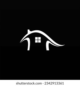 House logo design concept. Simple building logo template. Home logo design template