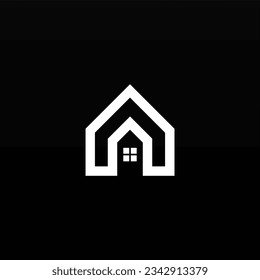 House logo design concept. Simple building logo template. Home logo design template