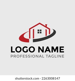 House Logo Design Concept Template