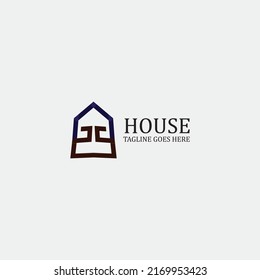 House logo design concept. Vector illustration