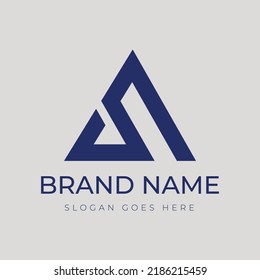 Logo-Design des Hauses, bestehend aus Buchstaben S und A