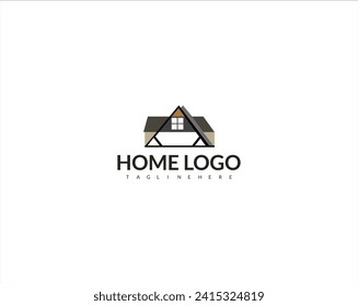 Hauslogo-Design mit kreativem Konzept
