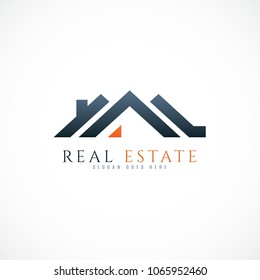 House logo design. Creative real estate logo.