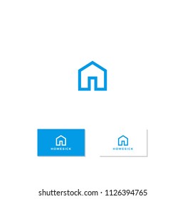 House Logo Design Icon Vector Symbol Real Estate Building