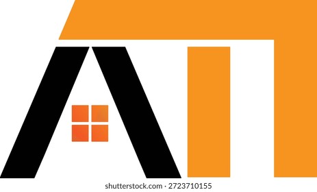 Design do logotipo da casa. Design do logotipo AM. Design do logotipo MA. Design de logotipo imobiliário