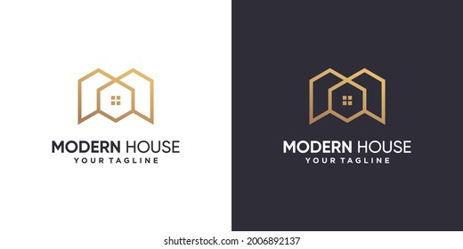 House logo design with modern concept Premium Vector part 6