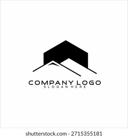 House logo design with a mountain concept