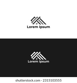 House logo design, suitable for house builder company 