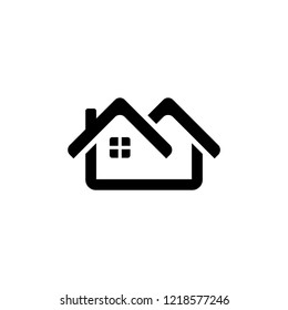 House logo design template vector