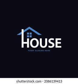 Design-Vorlage für das Logo des Hauses