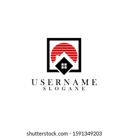 House Logo design Vector art