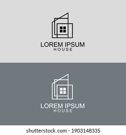house logo design vector, bulding property logo design vector