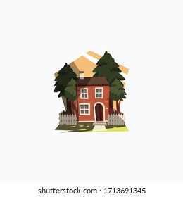 icono de diseño vectorial del logotipo de la casa 