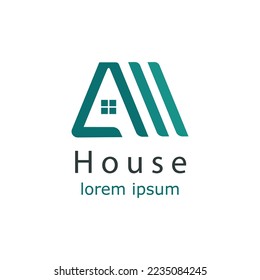 house logo design vector illustration