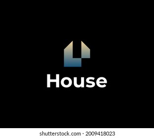 Plantilla vectorial de diseño del logotipo de la casa