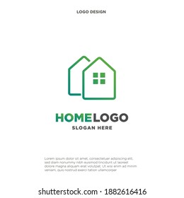 House logo designs concept vector, Nature Home logo symbol, Home logo icon