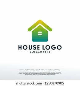House logo designs template vector, real estate logo symbol, Logo symbol icon