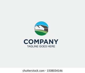 house logo element for building and architecture company
