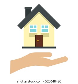 House logo. Flat illustration of house vector logo for web