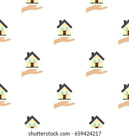 House logo. Flat illustration of house vector logo for web