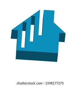 house logo graphic vector design for architecture industry