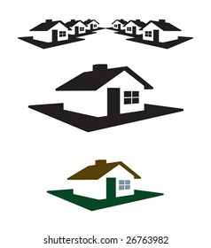 House Logo and Header Ready for your Text and Color.