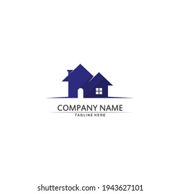 HOUSE LOGO, HOME, OFFICE, window, BUSINESS, Real estate and home buildings vector logo icons template design 