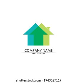 HOUSE LOGO, HOME, OFFICE, window, BUSINESS, Real estate and home buildings vector logo icons template design 