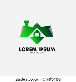 house logo icon for building and architecture company