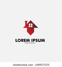 house logo icon for building and architecture company
