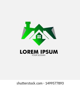 house logo icon for building and architecture company