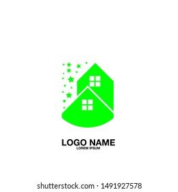 house logo icon for building company or charity