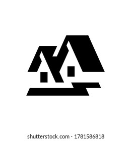 House logo. Icon design. Template elements