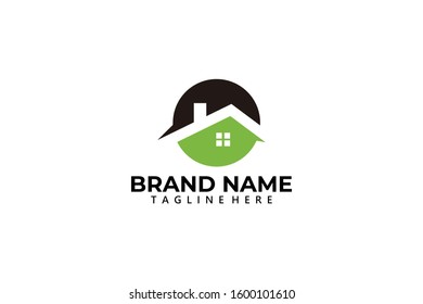 house logo icon vector isolated real estate company