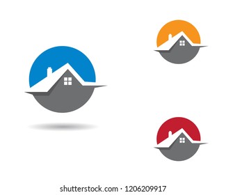 Real Estate Property Construction Logo Design Stock Vector (Royalty ...