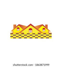 House logo in illustrator designing coded 