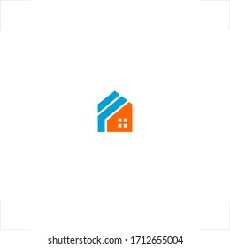 house logo initial F letter design
